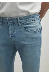 Mavi Marcus Premium Blue Hazy Light Jean Trousers - Image 8