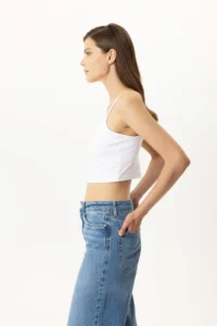 Pierre Cardin Economic Pack of 2 1207 Brian Cotton Thin Strap Crop Undershirt Set - Image 4