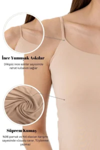 Pierre Cardin Economic Pack of 2 1206 Tiger Cotton Thin Strap Undershirt Set - Image 5