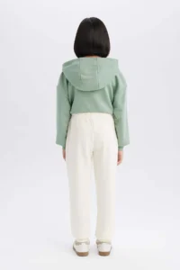 DeFacto Elastic Waist Printed Jogger Sweatpants Girls - Image 6