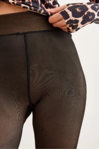 Olalook Women's Fleece Plush High Waist Socks Tights - Image 3