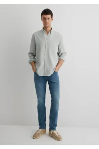 Mavi Jake Premium Blue Misty Indigo Blue Jeans Trousers - Image 2
