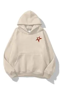 Trendiz Unisex Ethereal Star Sweatshirt Stone