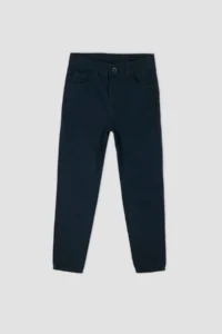 DeFacto Boy's Navy Blue Gabardine School Trousers U3254a622au - Image 3