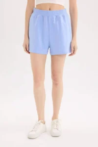 DeFacto 100% Cotton Elastic Waist with pocket Shorts - Image 4