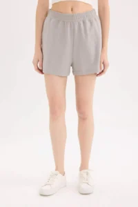 DeFacto 100% Cotton Elastic Waist with pocket Shorts - Image 4