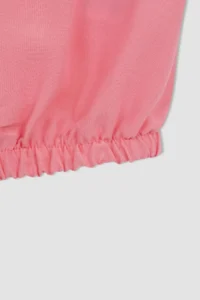 DeFacto Girls' Sleeveless Blouse with Flounce Detail - Image 4