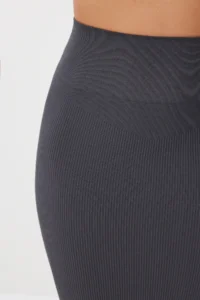 Happiness İstanbul Women's Smoked Washed Saran Flexible Seamless Knitted Skirt - Image 3