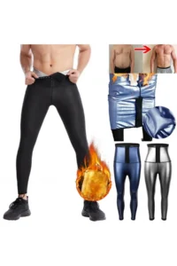 MİSTİRİK Sauna-Tights Model Slimming Thermal Sauna Agraffiti Sports Tights - Image 2