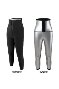 MİSTİRİK Sauna-Tights Model Slimming Thermal Sauna Agraffiti Sports Tights - Image 3