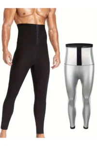 MİSTİRİK Sauna-Tights Model Slimming Thermal Sauna Agraffiti Sports Tights - Image 4