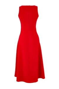 TRENDYOLMİLLA Rejection Arched Flexible Midi Weaving Dress - Image 6