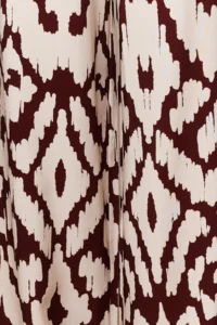 TRENDYOLMiLLA Ethnic Patterned Patterned Weaving Strapless Blouse Pants Beach Set - Image 5