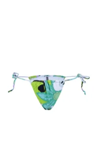 TRENDYOLMİLLA Floral Patterned tied up High Leg Bikini Bottom - Image 7