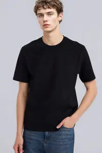 DeFacto 100% Cotton New Regular Fit Crew Neck Basic Plain Short Sleeve T-Shirt - Image 3