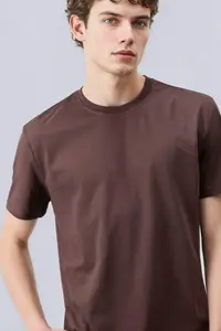DeFacto 100% Cotton New Regular Fit Crew Neck Basic Plain Short Sleeve T-Shirt - Image 4