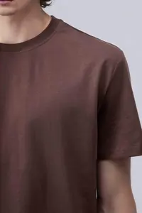 DeFacto 100% Cotton New Regular Fit Crew Neck Basic Plain Short Sleeve T-Shirt - Image 5