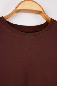 Trendyol Curve Black-White-Brown 3 Sets Paket Normal Pattern Basic Crew Neck Knitting T-Shirt - Image 10