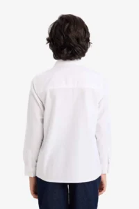 DeFacto Boys' Oxford Long Sleeve Shirt - Image 5