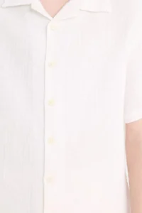 DeFacto Oversize Wide Fit Polo Neck Muslin Short Sleeve Shirt Boy - Image 8