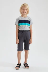 DeFacto Boys' Basic Bermuda W9039a622sp - Image 2