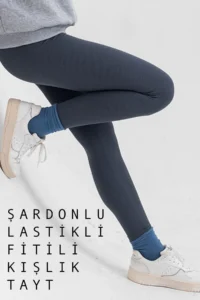 Domoda Indigo Indigo Fleece Inside, Elastic, Raised, Ribbed, Combining Interlock Winter Knitted Tights @verona