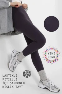Domoda Smoked Fleece, Elastic, Raised, Ribbed, Combining Interlock Winter Knitted Tights @verona