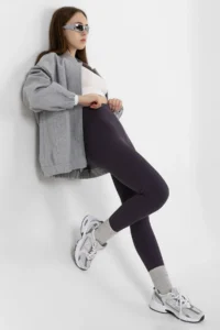 Domoda Smoked Fleece, Elastic, Raised, Ribbed, Combining Interlock Winter Knitted Tights @verona - Image 3