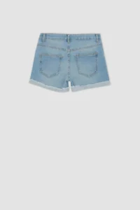 DeFacto Regular Waist folded Hem Jeans Shorts X3508az22sm - Image 8