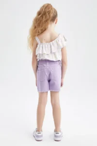 DeFacto Girls' Flower Patterned Blouse - Image 4