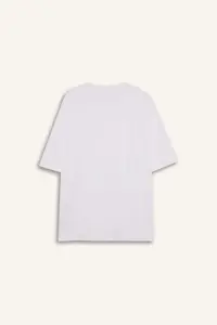 DeFacto Oversized Fit Crew Neck Cotton Premium T-Shirt - Image 8