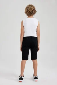 DeFacto Boy's Regular Fit Flexible Waisted Cargo Pocket Roller - Image 4