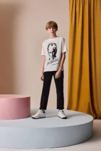 DeFacto Boys' Black Gabardine Pants X4224a622sm
