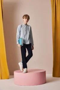DeFacto Navy Blue Boys' Pants X4224A6/NV135