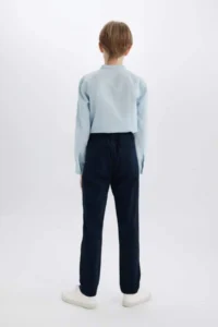 DeFacto Navy Blue Boys' Pants X4224A6/NV135 - Image 2