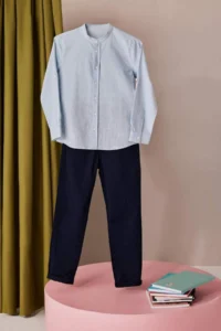 DeFacto Navy Blue Boys' Pants X4224A6/NV135 - Image 3