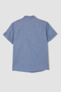DeFacto Boys' Half Turtleneck Short Sleeve Shirt - Image 7