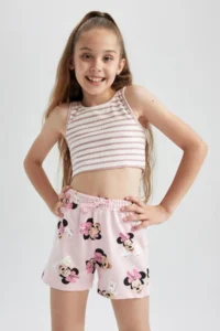 DeFacto Girls' Disney Mickey & Minnie Shorts - Image 2