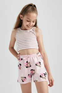 DeFacto Girls' Disney Mickey & Minnie Shorts - Image 3