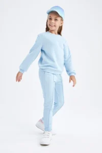 DeFacto Girls' Okul Sweatpants - Image 2