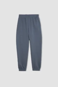 DeFacto Girl's Gray Standard Fit Elastic Waist Pocket Basic Plain School Jogger Sweatpants X9036a624au - Image 8