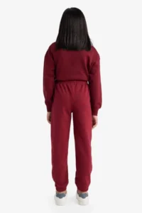 DeFacto Girl's Elastic Waist Basic Plain School Jogger Sweatpants - Image 7