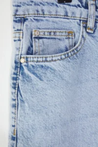 Trendyol Curve Mavi High Waist Wide Leg plus size jeans - Image 6