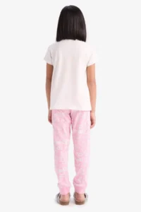 DeFacto 100% Cotton Teddy Bear Printed Pajama Set Girls - Image 7