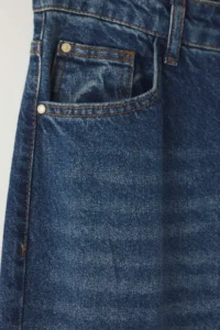 Trendyol Curve Mavi High Waist Wide Leg denim plus size jeans - Image 6