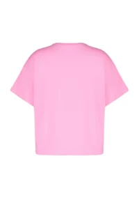 Trendyol Curve Pink Printed Oversized 100% Cotton Knitting T-Shirt - Image 9