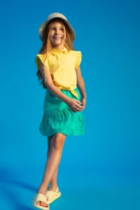 DeFacto Girls' Cotton Skirt Y0193a622sm - Image 2