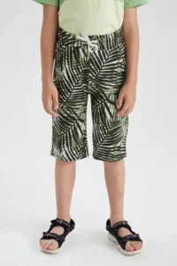 DeFacto Boys' Patterned Bermuda Shorts Y6500a622hs - Image 3