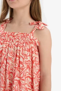 DeFacto Strappy Floral Patterned Summer Dress Girl - Image 5