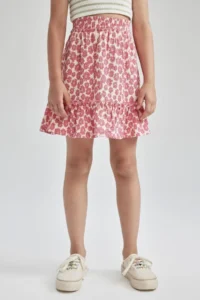 DeFacto Girls' Patterned flared Skirt - Image 5